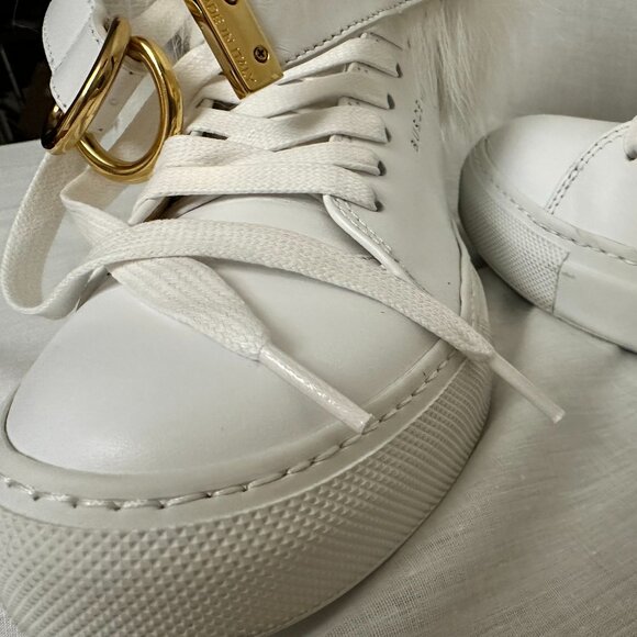 Buscemi Womens 100MM New Rabbit White Sneakers US 9 - Picture 11 of 13